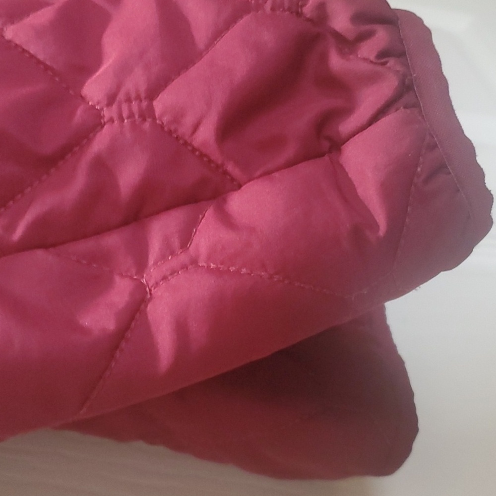 Eddie Bauer Jacket Womens Size XL X-large Quilted Jacket Burgundy - Picture 5 of 9